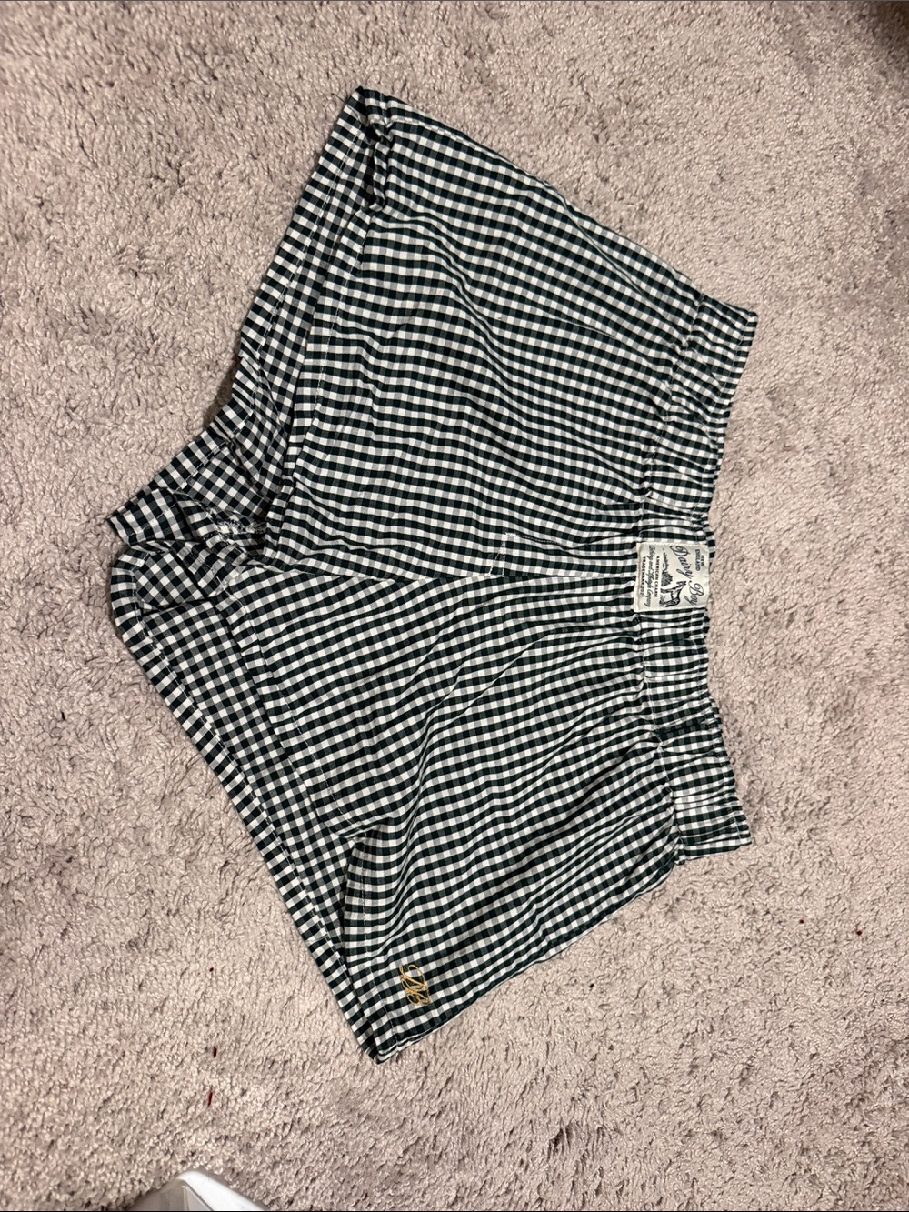 Dairy Boy Green Gingham Boxer Shorts